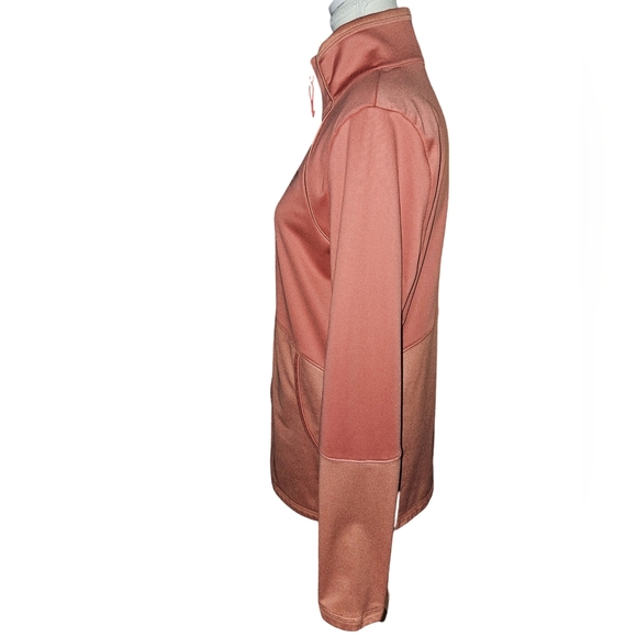 The North Face Womens Light Coral Pink Cinder 100 Full Zip Jacket Size Large - Picture 4 of 15